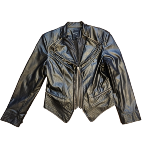 Insight New York Leather Bomber Jacket